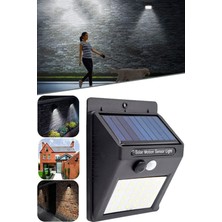 Chermik Pır Hareket Sensörlü 20 LED Solar Güneş Enerjili Su Geçirmez Duvar Lambası