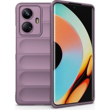 Mey Ithalat®  Realme 10 Pro 5g Kılıf Optimum Silikon - Mor