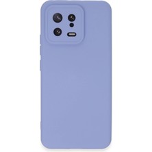 Mey Ithalat®   Mi 13 Kılıf Nano Içi Kadife Silikon - Lila