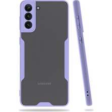 Mey Ithalat®  Samsung Galaxy S21 Plus Kılıf Platin Silikon - Lila