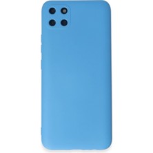 Mey Ithalat®  Realme C11 Kılıf Nano Içi Kadife Silikon - Mavi