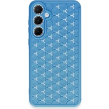 Mey Ithalat®  Samsung Galaxy A15 4g Kılıf Petek Silikon Kapak - Mavi