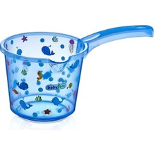 Babyjem Bebek Banyo Maşrapası Şeffaf Desenli Pembe Pembe 8681049224002