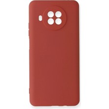 Mey Ithalat®   Mi 10T Lite Kılıf Nano Içi Kadife Silikon - Kiremit