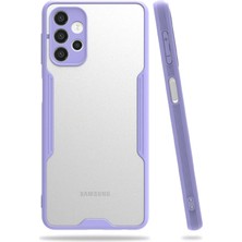 Mey Ithalat®  Samsung Galaxy A52 Kılıf Platin Silikon - Lila