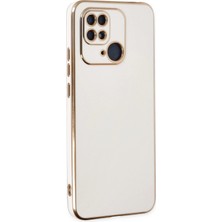 Mey Ithalat®   Redmi 10C Kılıf Volet Silikon - Beyaz
