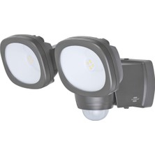 LED Spot Lamba Lufos Kablosuz LED Dış Mekan Spotu Pilli ve Hareket Sensörlü 8 Adet LED Lamba 2 x