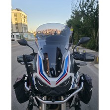 Motocam Honda Africa Twin Crf 1100L L1  Ön Cam 2020-2023 Model 51CM Füme Renkli 4mm Uzun