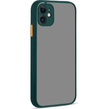 Mey Ithalat®  iPhone 12 Kılıf Montreal Silikon Kapak - Yeşil
