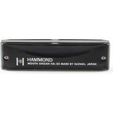 Suzuki Diatonic Harmonica Hammond Ha-20 C, Siyah, Ha-20-C