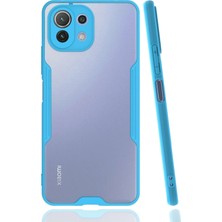 Mey Ithalat®   Mi 11 Lite Kılıf Platin Silikon - Mavi