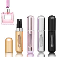 Tonjin 4 Adet 5ml Parfüm Püskürtücü Underfill Doldurulabilir Seyahat Atomizörü Şişeleri Min