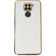 Mey Ithalat®   Redmi Note 9 Kılıf Volet Silikon - Beyaz