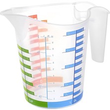 Kullan At Market Plastik Ölçü Kabı 1000ML 123X100X126 mm 1 Adet