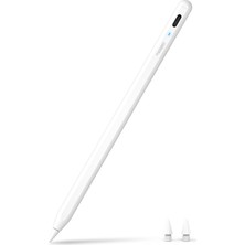 Kalem A8 iPad 2018-2025 ile Uyumlu, 2x Daha Hızlı Şarj, Avuç Içi Reddi, Eğim Hassasiyeti Styl