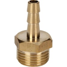 Orijinal Einhell Hortum Rekoru R3/8 6 mm (Erkek), Uzun (Kompresör Aksesuarı, Sağlam Pirinçten) -