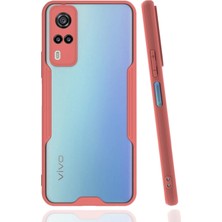 Mey Ithalat®  Vivo Y53S Kılıf Platin Silikon - Pembe
