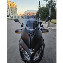 Motocam Qj Fort 350 Evo Ön Cam 2025-2026 Model 67CM Füme Renkli 4mm