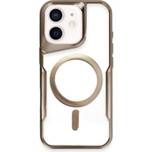 Mey Ithalat®  iPhone 11 Kılıf Boyi Magsafe Silikon Kapak - Çöl Titanyum