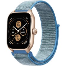 Mey Ithalat®  Watch 22MM Hasırlı Cırtcırtlı Kordon - Turkuaz