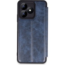 Mey Ithalat®  Realme Note 50 4g Kılıf Flip Cover - Lacivert