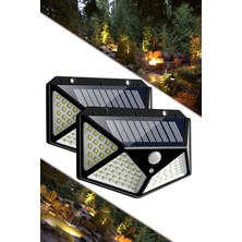 Starmax Güneş Enerjili Hareket Sensörlü IP65 Suya Dayanıklı 100 LED Lamba 1410