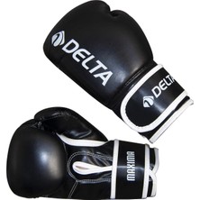 Delta Boks Eldiveni Maxıma-Sıyah-6oz Boks Eldiveni Siyah 6 Oz