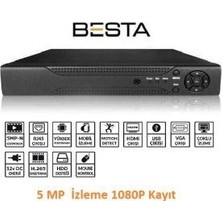 8 Kanal 5mp P6 H265 Ahd Dvr Kayit Cihazı KD-1158