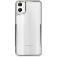 Mey Ithalat®  Samsung Galaxy A05 Kılıf Boyi Silikon Kapak - Gümüş