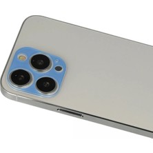 Mey Ithalat®  iPhone 13 Pro Max Rainbow Kamera Lens Koruma Cam - Mavi