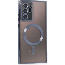 Mey Ithalat®  Samsung Galaxy Note 20 Ultra Kılıf Kross Magneticsafe Kapak - Sierra Blue
