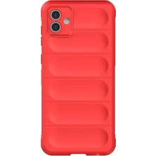 Mey Ithalat®  Samsung Galaxy A06 Kılıf Optimum Silikon - Kırmızı