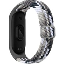 Mey Ithalat®   Mi Band 6 Star Kordon - Gri-Siyah