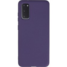Mey Ithalat®  Samsung Galaxy S20 Kılıf Nano Içi Kadife Silikon - Mor