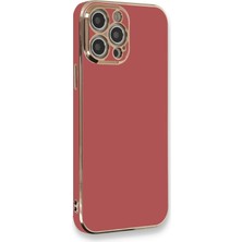 Mey Ithalat®  iPhone 12 Pro Kılıf Volet Silikon - Kırmızı