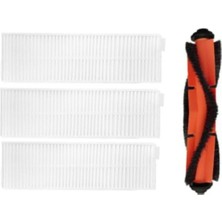 Lin Grup Xiaomi Vacuum Mop 2in1 Essential (Mjstg1) Robot Süpürge Uyumlu 4'lü Yedek Parça Seti