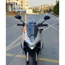 Motocam Zontes Rz 250 S Ön Cam 2025-2026 Model 55CM Şeffaf Renkli 4mm