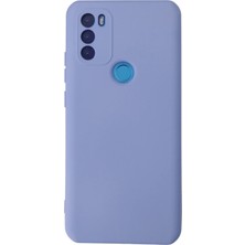 Mey Ithalat®  General Mobile Gm 21 Plus Kılıf Nano Içi Kadife Silikon - Lila