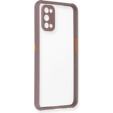 Mey Ithalat®  Realme 7 Pro Kılıf Miami Şeffaf Silikon - Açık Mor