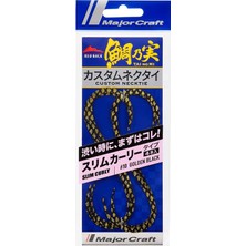 Major Craft Red Back Curly Tai Rubber Nectie TMN-CUL#010 Golden Black