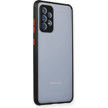 Mey Ithalat®  Samsung Galaxy A72 Kılıf Miami Şeffaf Silikon - Siyah