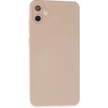 Mey Ithalat®  Samsung Galaxy A05 Kılıf Nano Içi Kadife Silikon - Pudra