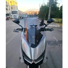 Motocam Zontes Rz 250 S Ön Cam 2025-2026 Model 62CM Füme Renkli 4mm