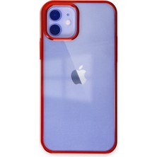 Mey Ithalat®  iPhone 12 Kılıf Element Silikon - Kırmızı