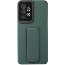 Mey Ithalat®  Samsung Galaxy A33 5g Kılıf Mega Standlı Silikon - Yeşil