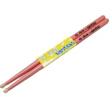 Vic Firth Baget (Çift) Kıdstıck Pembe, Hıckory, 0.520"X13"