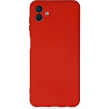 Mey Ithalat®  Samsung Galaxy A04E Kılıf Nano Içi Kadife Silikon - Kırmızı