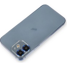 Mey Ithalat®  iPhone 12 Metal Kamera Lens Koruma Cam - Mavi