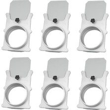 70135-P6V 10 cm Alüminyum Patlama Kapısı, Toz Toplayıcı/vakum Bağlantıları Için, 6 Pk