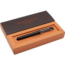 Vogven Marka Isme Özel Exclusive Mat Roller Kalem - Siyah